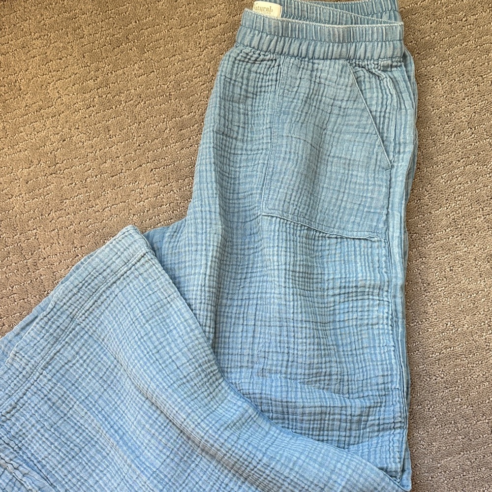 Gauzy Cotton Pants - Medium